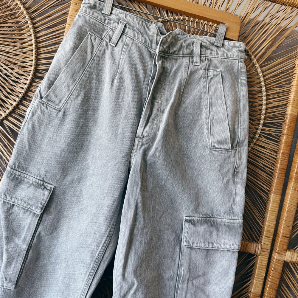 Citizens of Humanity Surplus NWT Gema Pant- White Sage SZ 28 Barrel Jeans - Picture 2 of 12